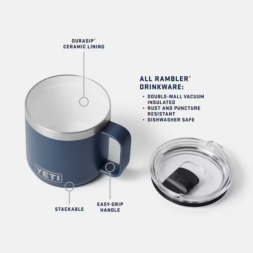 14 OZ STACKABLE MUG CERAMIC